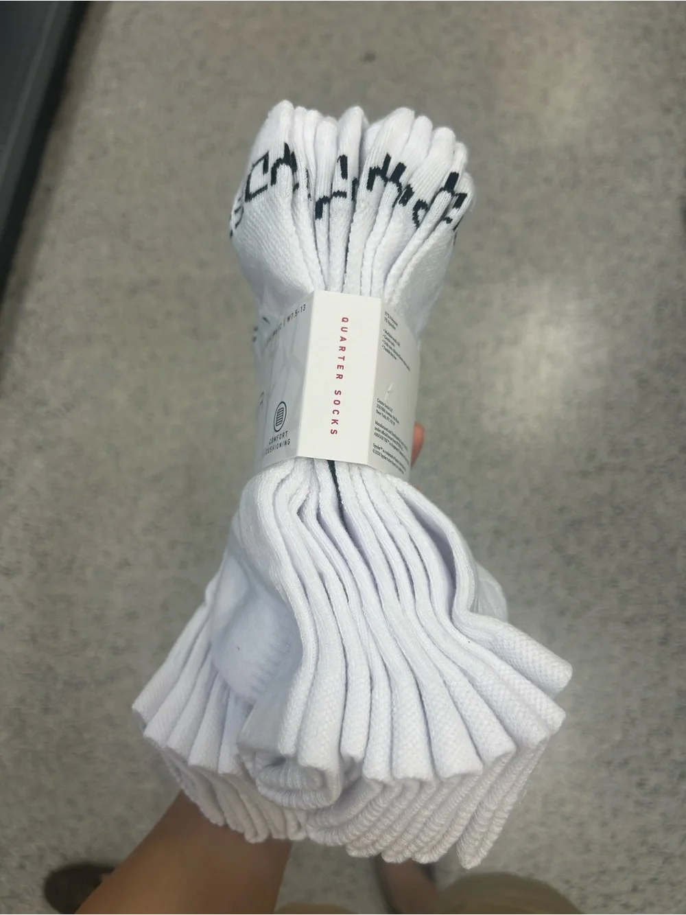 Spyder White Athletic Quarter Socks 10-Pack